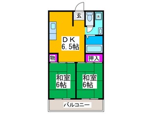 シャトー旭ヶ丘の物件間取画像